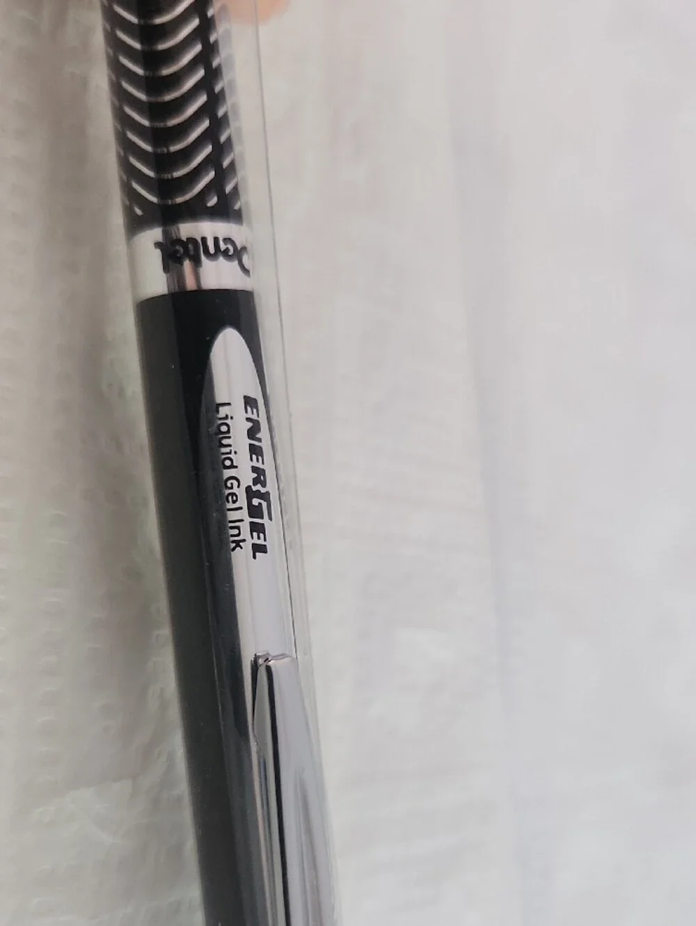 Pens Gel Retractable Rtx Energel Black barrel INK each individual wrapped box 12
